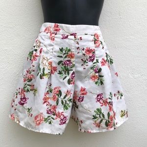 Forever 21 High Waist Floral Shorts